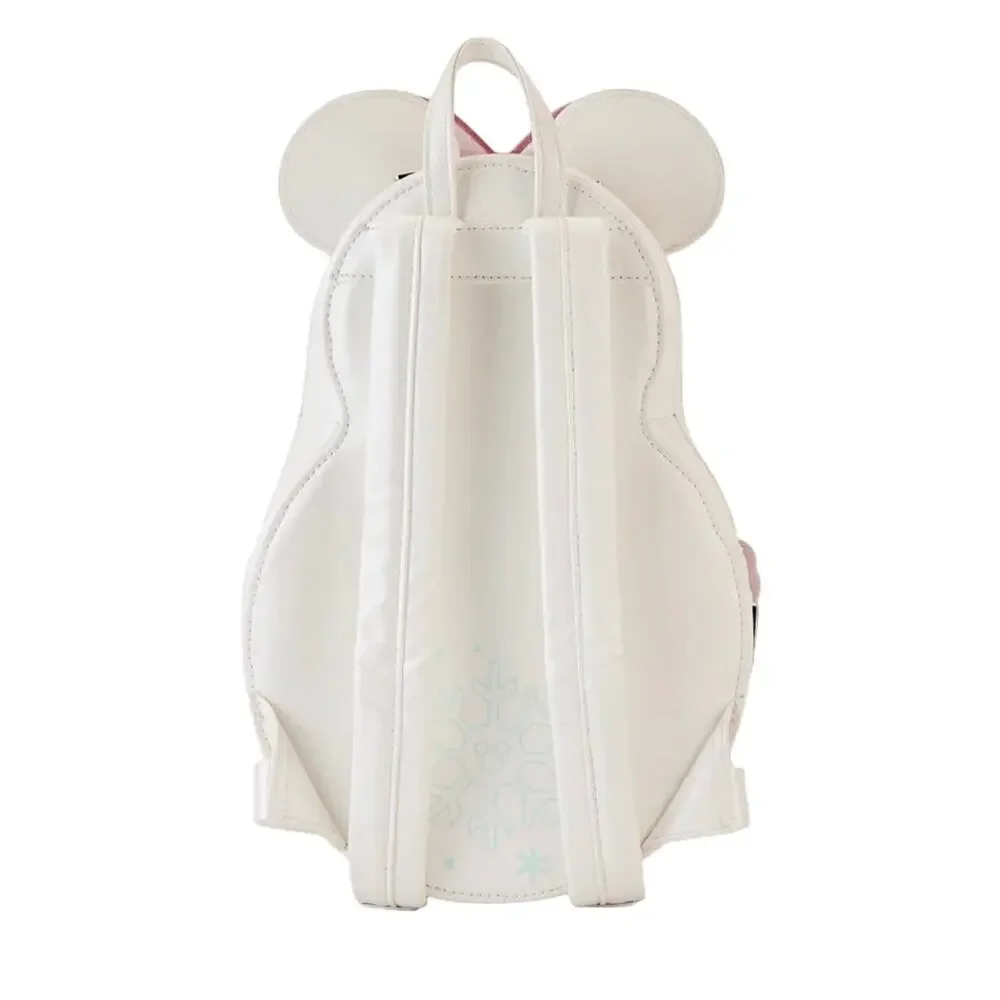 Minnie Mouse Pastel Snowman Mini Backpack